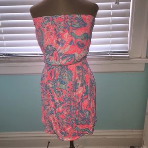 LILLY PULITZER Strapless Dress!